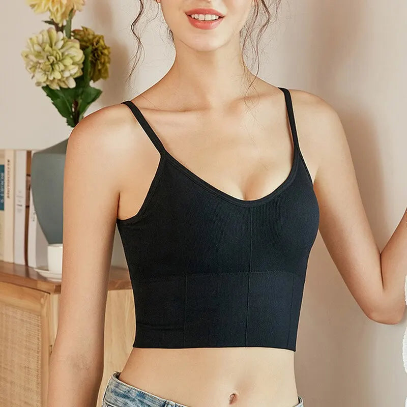 Breathable Sports Bra Anti Sweat Fitness Top Women Seamless Yoga Bra